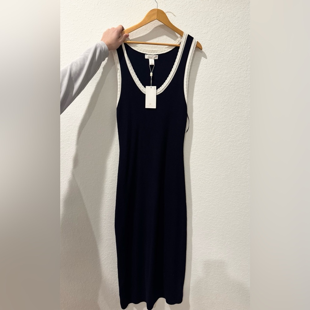 Caroline Constas Black & White Knit dress